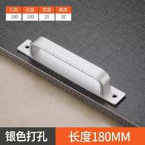 Sliding door cabinets glued perforated wooden door handles small handles aluminum alloy drawers window glass sliding doors