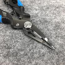 New Japanese straight mouth with hook stainless steel micro-ro-ro-clamp multi-function fishing clamp cutting line