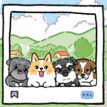 Pet portrait hand-painted custom Q version pet WeChat avatar design cartoon cat and dog image commissioned painting