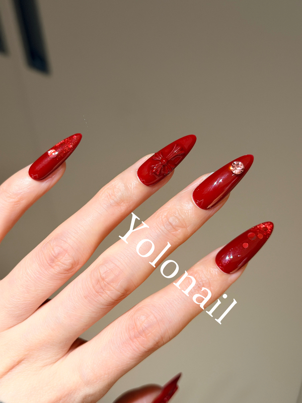 T1306.Yolo Niche Design Handmade Wearable Nails T1306.Yolo Niche Design Handmade Wearable Nails