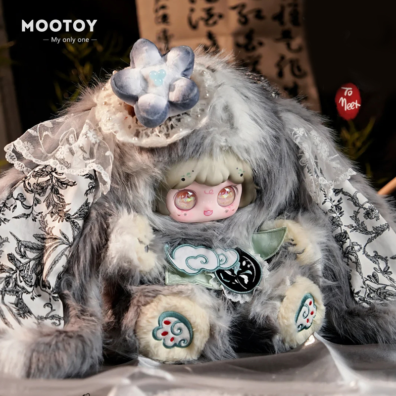 In-Stock Genuine Tomeet Tu Tu Kun Mi Dreamy Mountains and Seas 800% Blind Box Plush Doll Figurine Toy