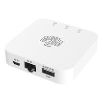 The print server supports computer sharing mobile phone remote cloud printing small white box printer and wireless network modification.