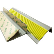 Shang Tao Whale L-shaped self-adhesive step edge strip rubber sealing strip anti-slip strip stair anti-slip strip yellow gray 5cm*2 5