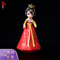 Tumbler little sister Xian souvenir doll decoration Shaanxi characteristic doll Chinese style gift for foreigners