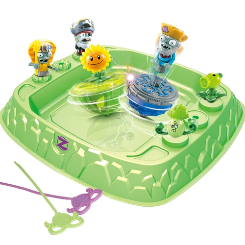 Растения против зомби, игрушка, крутящийся файтинговый волчок для мальчиков и девочек, сражение, боевой диск, семейный стиль