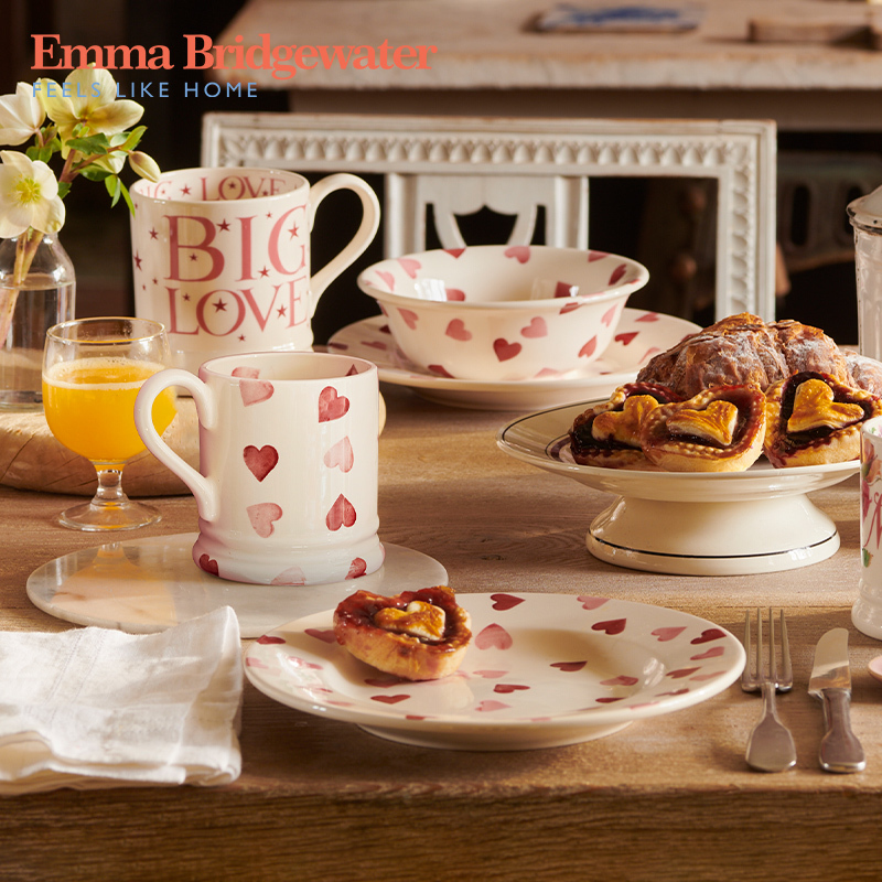 Emma Bridgewater Mug Tableware Ceramic Bowl Plate Heart-Shaped Emmabrigewater Uk