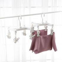 Multifunctional windproof clothespins and hangers underwear drying rack windproof and traceless socks drying clips non-slip clothes racks
