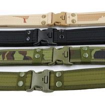 Outdoor cloth belt tactical belt mens canvas belt military fan tactical functional equipment outer waistband military training