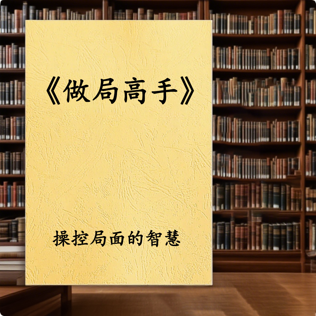 《做局高手》教你操控局面的智慧，如何提前三步布局让对手自愿入局的秘籍，做局高手电子版pdf资料下载