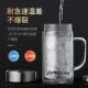 Fuguang Glass Cup, Large Capacity, Double-Layered with Handle, Office Business Tea Cup, Portable Unisex Filter Water Cup, Tea Brewing Cup