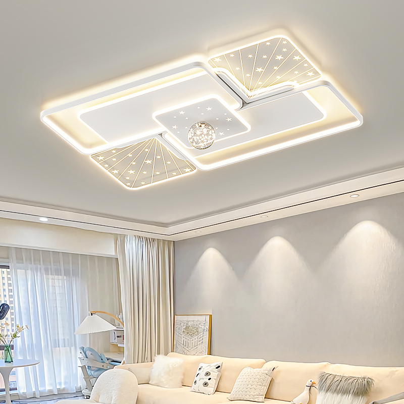 Favisen Living Room Lamp 2026 New Model Simple Modern Elegant Eye-Protecting Ceiling Lamp Guangdong Zhongshan Lighting Package