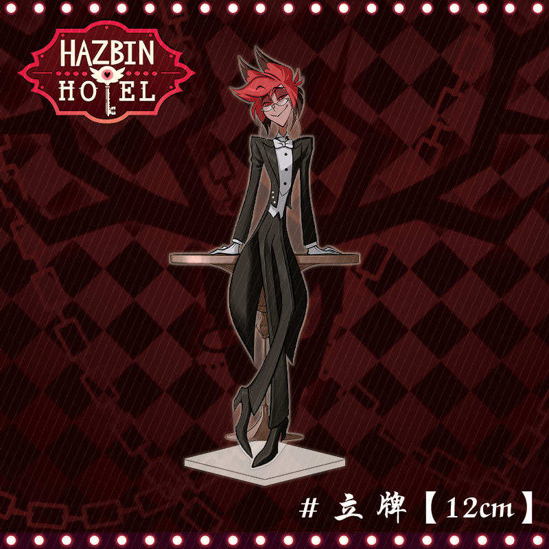 HazbinHotel Hell Inn Alastor Vox Lucifer периферийная акриловая подставка настольные украшения