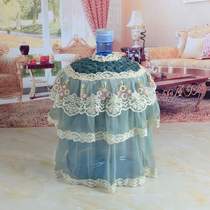 Bucket press-type mineral water art light-proof cover water dispenser lace cover dust-proof cover bucket pumping pure water