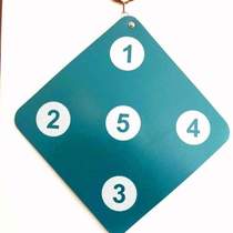 Five-hole leather wall-mounted wall-damaged sword target wall-mounted not easy to train fencing wear-resistant family target training stab-resistant home use