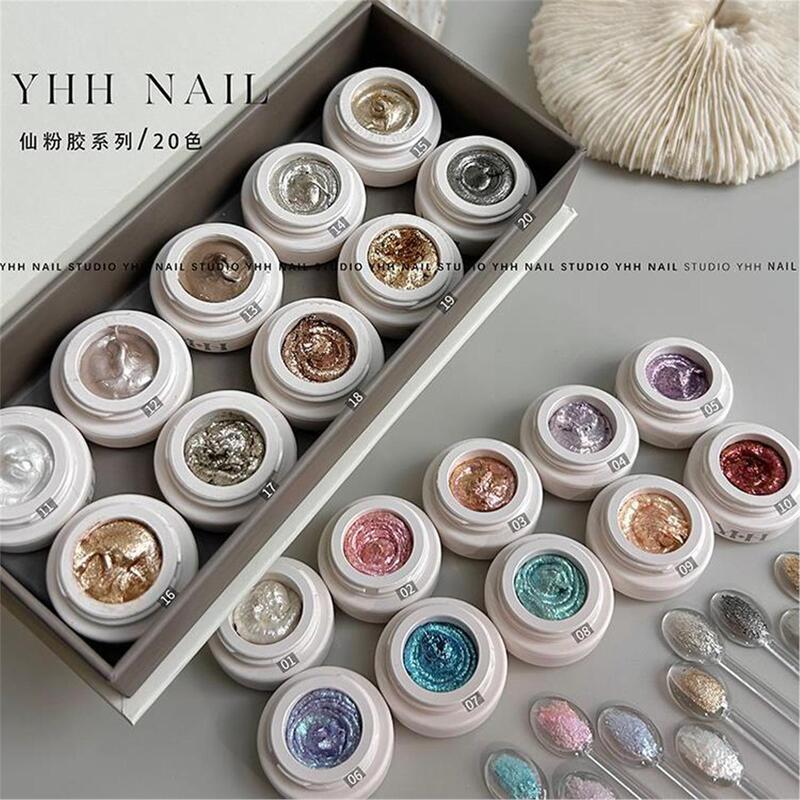 Yhh Sakura Fairy Powder Cream F01-20 Fairy Color Texture Metallic Texture Three-Dimensional Modeling 2g Yhh Sakura Fairy Powder Cream F01-20 Fairy Color Texture Metallic Texture Three-Dimensional Modeling 2g