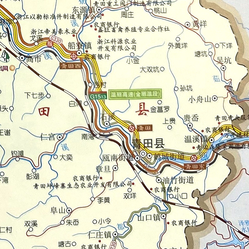 丽水旅行必备!这份详尽的地图让你玩转浙西南,景点村寨一目了然!🌟-交通地图-淘宝好物网