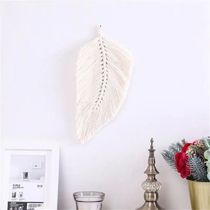 Chic Colorful Macrame Wall Hanging Hand-woven Tapestry Leaf