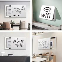 Meter box decorative painting distribution box multimedia blocking router network cable box hanging painting weak current box junction box mural