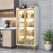 Retro-style Retro Dining Side Cabinet Dining Side Cabinet Modern Minima Cupboards Living Room Leaning Against Wall Wine Cabinet Home Multifunction Tea Water Cabinet