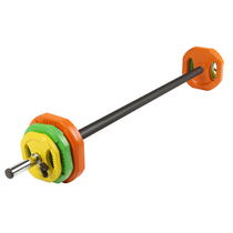 Xinjiang Tibet fitness barbell womens hip training set mens home childrens jump exercise weightlifting squat equipment cast