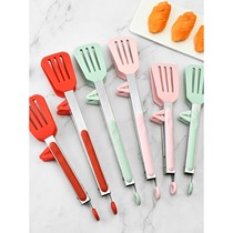 Bread tongs around the stove special steak tongs for non-stick pans barbecue tongs high temperature resistant silicone anti-scalding food tongs barbecue tongs