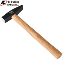 Kraftwell wooden handle fitter hammer hammer sheet metal hammer electrician hammer masonry hammer duckbill hammer 300g HA4243H