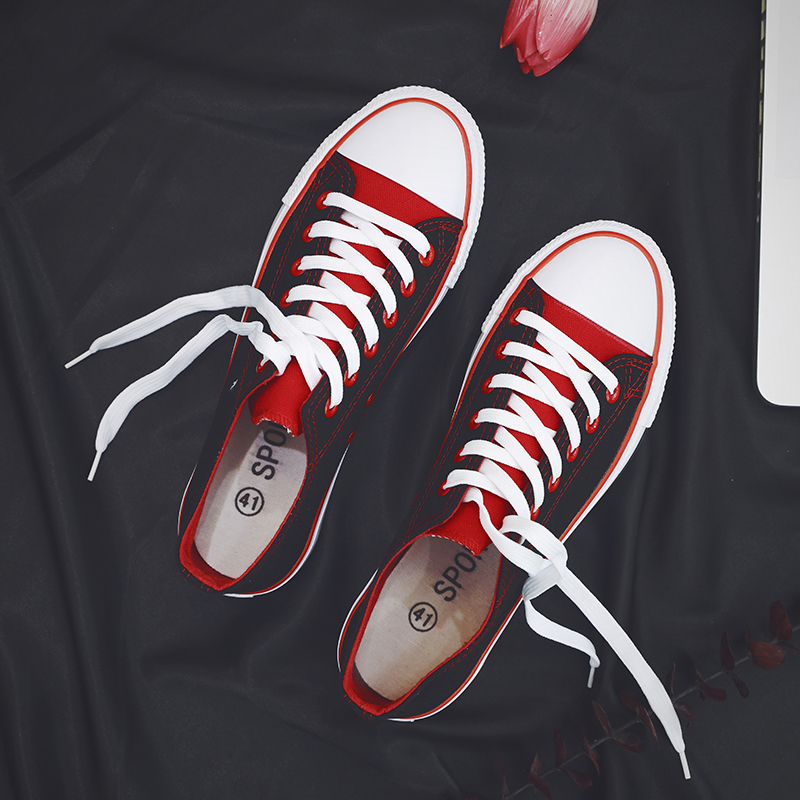 2022 new autumn tide shoes canvas shoes men's couple cloth shoes student sneakers Korean version all-match sneakers casual men's shoes