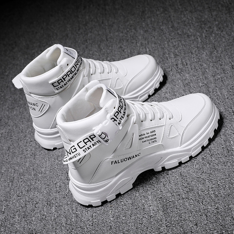 2026 Autumn New Work Boots Men's Trendy Martin Boots High-Top Casual Mid-Top Sports Trendy Fleece-Lined Warm Cotton Shoes 2026 Autumn New Work Boots Men's Trendy Martin Boots High-Top Casual Mid-Top Sports Trendy Fleece-Lined Warm Cotton Shoes