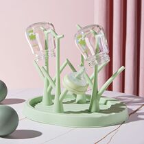 Baby bottle drain rack drying rack baby bottle rack drain rack dust-proof storage rack