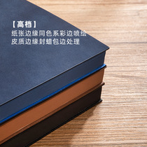 A5 business notebook gift box set high-looking student diary office leather notepad printable
