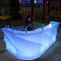 Xinjiang Tibet LED outdoor light-emitting bar table movable hotel banquet event reception desk party supplier