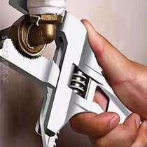 Large plumbing tool universal installation moving faucet multi-functional movable short handle bathroom wrench water pipe wrench opening