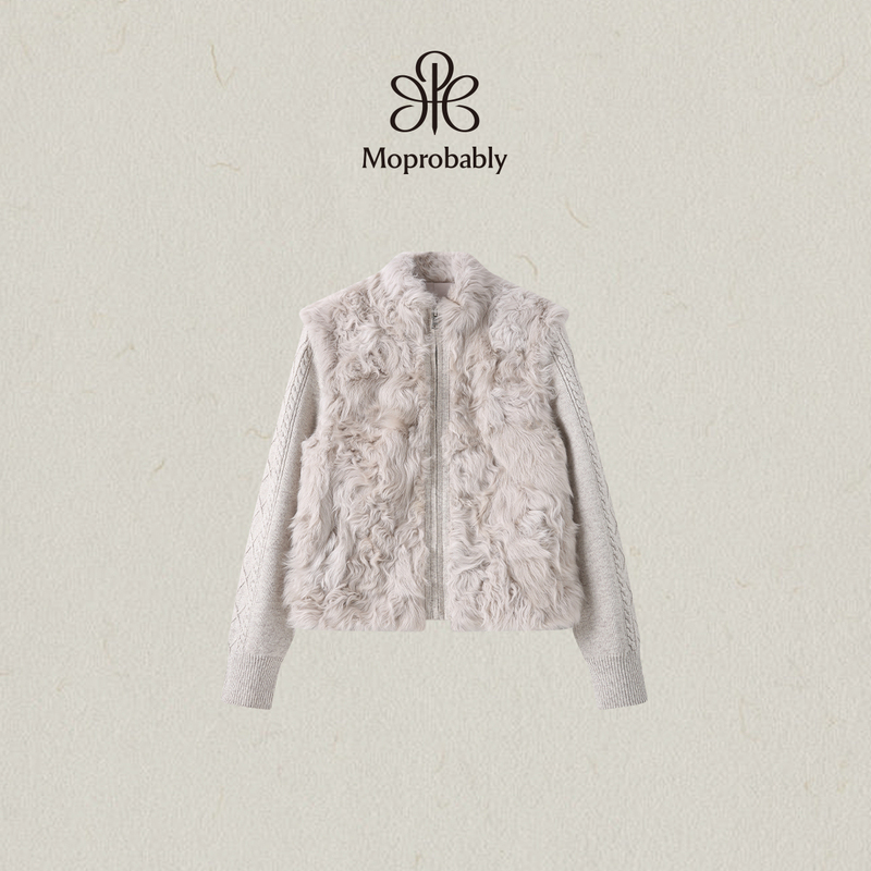 Moprobably Li Ynuo's "Tombala Moment" Luxurious Warm Fur and Sheepskin Detachable Coat for Warmth Moprobably Li Ynuo's "Tombala Moment" Luxurious Warm Fur and Sheepskin Detachable Coat for Warmth