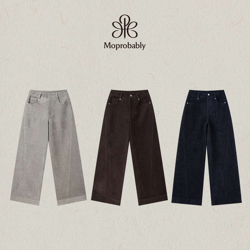 Moprobably Li Ynuo's Popular Pants, Minimalist Style, Light Luxury, Versatile, Fashionable Casual Pants, Straight-Leg Trousers Moprobably Li Ynuo's Popular Pants, Minimalist Style, Light Luxury, Versatile, Fashionable Casual Pants, Straight-Leg Trousers