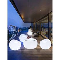 Hong Kong free shipping luminous table bar coffee table bar balcony leisure small table and chairs outdoor activities internet celebrity creative table