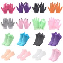 Meias reutilizáveis ​​de m?os and pés em gel SPA clareamento