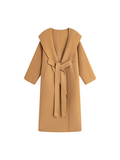 Les Winery MOSIIMORII abrigo de lana para mujer abrigo de lana de doble cara invierno 2025 nuevo abrigo de longitud media