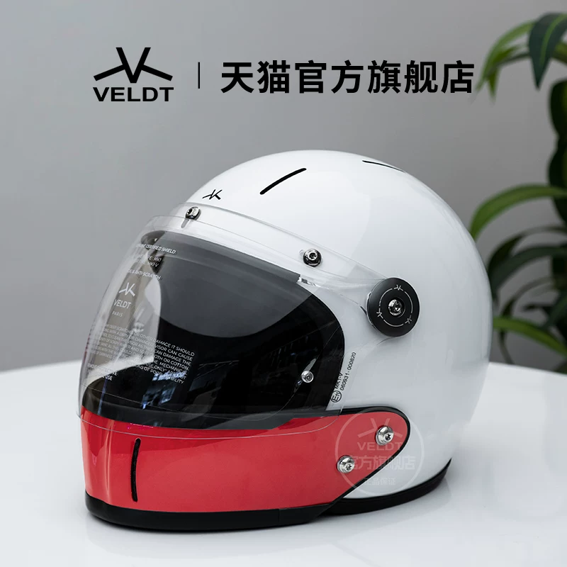 Карбоновый ретро-шлем VELDT подходит для мотоциклов с полной защитой Triumph Harley, комбинированный шлем Velт