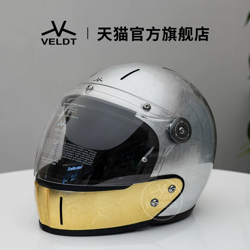 Карбоновый ретро-шлем VELDT подходит для мотоциклов с полной защитой Triumph Harley, комбинированный шлем Velт