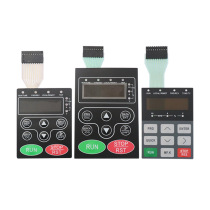 Customized inverter membrane switch PVC button panel industrial button surface sticker automation equipment film