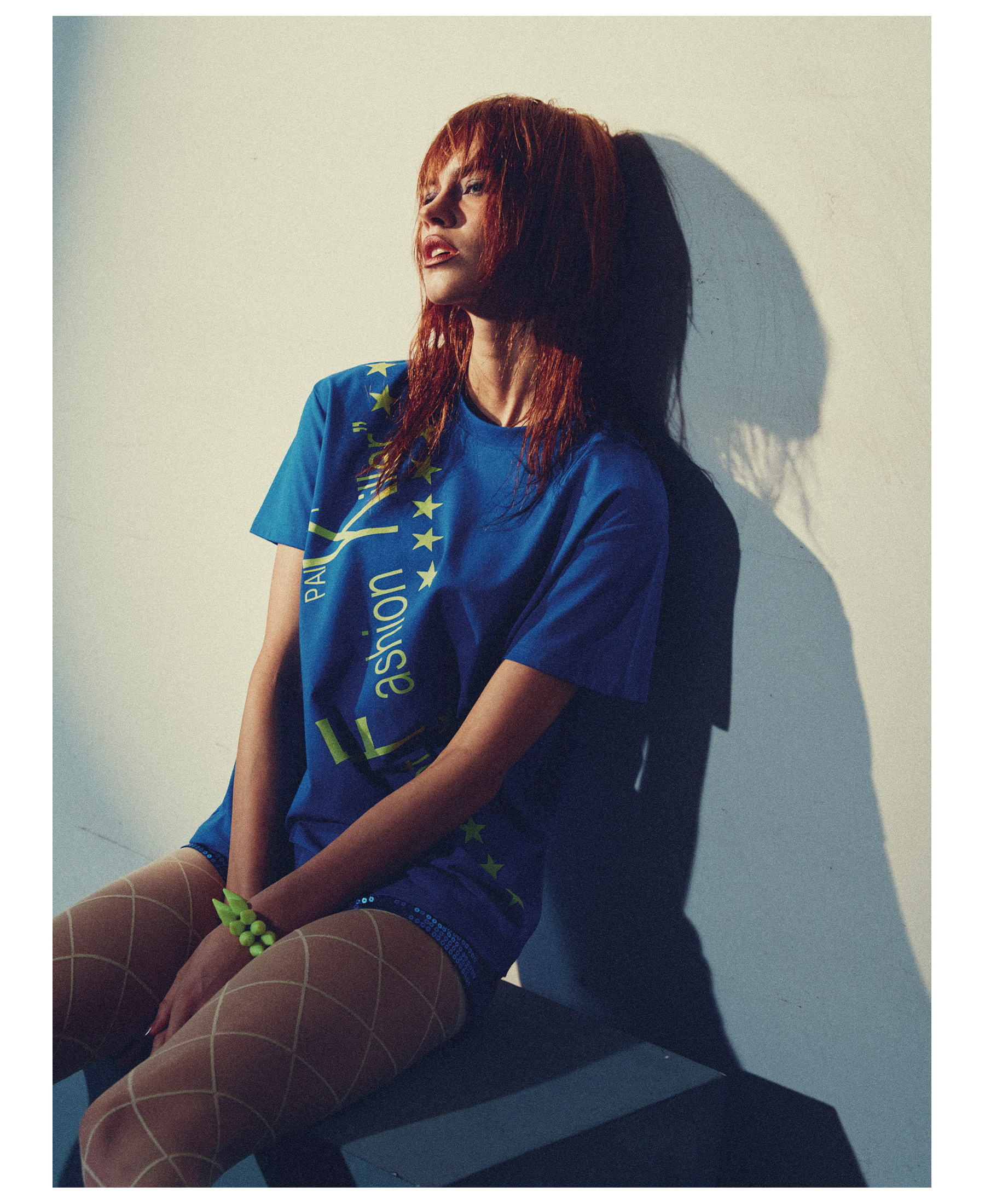 PAIKI English Slogan Regular-Fit Tee