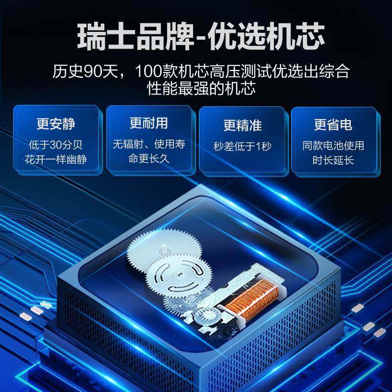 Modern Health Center Desk Clock, Zodiac Meridian Therapy Creative Clock, Beauty Salon Simple Clock