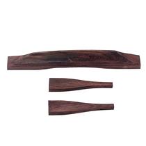 3Pcs Gypsy Jazz Guitar Wooden Bridge Set Musical Instrument