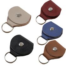 1Pcs High Quality Guitar Pick Holder Genuine Leather Guitarr