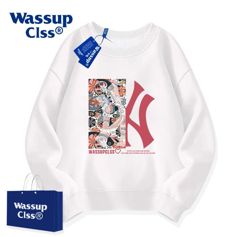 Nasa Co-Branded Sweatshirt for Boys 2024 Autumn and Winter New Style Junior High School Student Base Layer Shirt Youth Sportswear Top