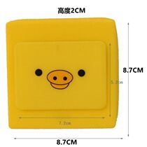 Switch cover Silicone cover Bathroom waterproof switch protective cover Anti-shock switch cover Power socket protective cover