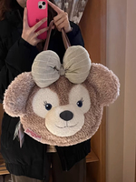 Zhao Lusi's same style Daffy Bear crossbody bag, versatile and cute Shirley Rose doll backpack, bear plush handbag