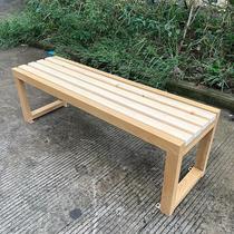 Tibet park chair antiseptic wood seat square community rest bench shopping mall basketball court bench bench bench row