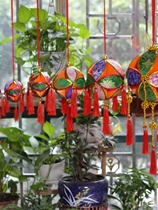Drumming and passing bouquets wedding hydrangea pendants decorations Guangxi hydrangea throwing dance props traditional handicrafts gifts