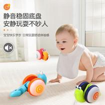 Internet celebrity childrens leash pulling snail toy crawling music luminous toy 1 boy girl baby toddler 03
